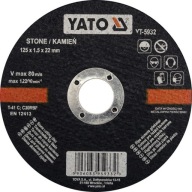 Kotúč na rezanie kameňa 125x1,5x22 mm YT-5932