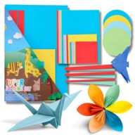 ORIGAMI PAPIER SUPER SKLADANÉ TVARY 140 KUSOV