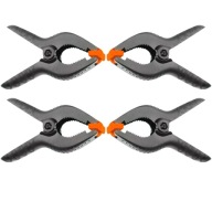 4 x stolárska svorka, odpružená modelovacia spona, 100 mm TOP TOOLS