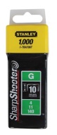 Spony typ G 10,6mm 1000 ks. 10 mm Stanley