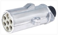 G9F42 ZÁSTRČKA PRÍVESU 7 PIN, 24V, TYP S, HLINÍK 0000-00