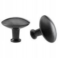 ČIERNO SIVÁ RUČKA NA NÁBYTOK IKEA HEDRA KLOBÁK antracitová 32 mm 2 ks