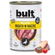 BULT Mokré krmivo pre psov Duck - plechovka 400g