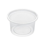 Okrúhla nádoba 80ml PP, 100 ks na omáčku na pizzu