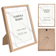 Rámček na fotky 15x21 A5, stojaci, hnedý