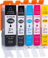 5x atramenty pre CANON Pixma MG5750 MG6850 MG7750 XL