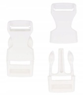 SPONA PLASTOVÁ 20mm 2cm Biela 10ks spona