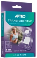 TRANSPARENTNÁ sada vodeodolných náplastí 8 ks.