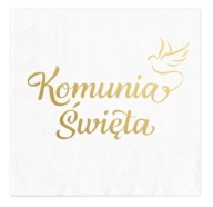 prijímacie obrúsky, sväté prijímanie, eukalyptus, biele, 10 kusov, PP