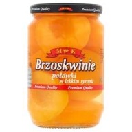 MK POLOVIKY BROSKYŇA V SVETKOM SIRUPE 680G DAR