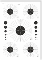 TSx5 strelecké terče 35x50 cm 50 ks vzduchová zbraň