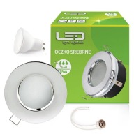 Hermetické halogénové očko pre Soffit White IP44 + GU10 + zásuvka
