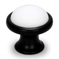 NÁBYTKOVÁ KĽÚČKA ČIERNA NÁBYTKOVÁ KĽÚČKA PORCELÁNOVÁ SKRINOVÁ KĽUB RETRO HIT