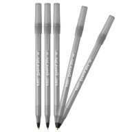 BIC ROUND STIC 1.0 BALLPOINT BLACK ŠKOLSKÝ KANCELÁRSKY SET x5