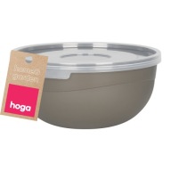 PLASTOVÁ KUCHYŇSKÁ MISKA NA JEDLO S POKROKOM 0,7L 14CM HNEDÁ