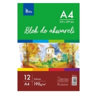 Akvarelový tampón A4 190g 12 listov