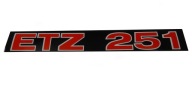 NÁLEPKA BOČNEJ ČAPINY MZ ETZ 251