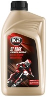 K2 2T RACE motorový olej pre dvojtaktné zmesi, dvojtakt ČERVENÝ 1L