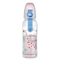CANPOL NARROW BOTTLE 250ML TAC SIL. 12M ŽIRAFA