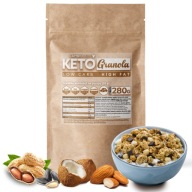 KETO GRANOLA BEZ CUKRU A SACHARIDOV, Proteín High Protein Low Carb