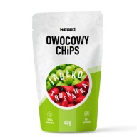 Jahoda - Jablko Mrazom sušené ovocie OVOCNÉ ČIPY 40g HiFOOD SNACK