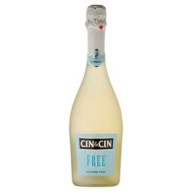 ŠUMIVÉ VÍNO CIN&CIN, BEZALKOHOLU, POLOSLADKÉ BIELE 750 ml