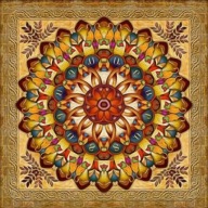 DIAMANTOVÁ MOZAIKA MANDALA CIRCLE FARBA 30X40 VÝŠIVKA