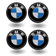 Emblémy, nálepky na kryty nábojov, ráfiky, odznaky, stredové kryty BMW