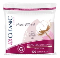 Vatové tyčinky Cleanic Pure Effect 100 ks