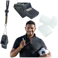 Rozhodcovská píšťalka BLACK LEASH 3 náustky LEASH - krabička ZDARMA