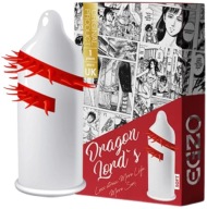 Kondómy EGZO Dragon Lord's S ORIEŠKAMI