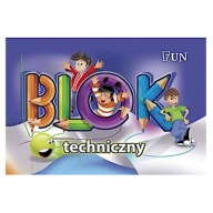 Biela technická podložka A4 10 listov 170g Fun Kreska