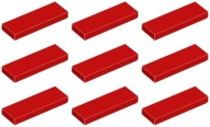 LEGO TILE 63864 TILE 1x3 červená (6g) 9 ks