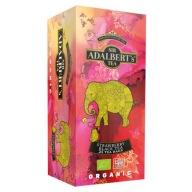 Jahodový bio čaj Sir Adalbert's Black Express 25 vrecúšok 50g