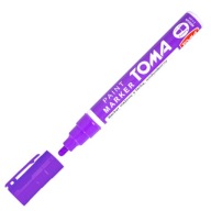 Vodotesný olejový popisovač Toma TO-440, okrúhly hrot, fialový