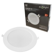 Zápustné LED očné svietidlo 18W 1980lm, neutrálne, okrúhle, biele