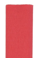 Krčený hodvábny papier - korálovo červený, 50 x 200 cm