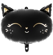 Fóliový balónik Black Kitten - 48*39 cm