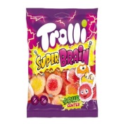 SUPER BRAIN 100g - želé fazuľky plnené TROLLI