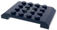 LEGO TANIER S STRANAMI 4X6X2/3 - ČIERNA Č. 32739