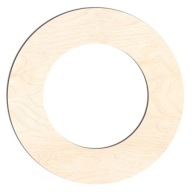 drevená obruč na lapač snov, šírka 15 cm, 30 mm