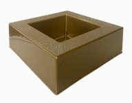 IKEBANA miska SQUARE GOLD 19,5 cm
