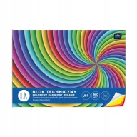 Farebný technický blok A4 10 listov 160g/m2