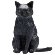 ČIERNA SEDIACA MAČKA Animal Planet 387372 veľkosť S