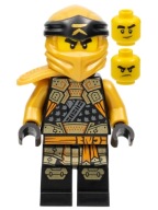LEGO Ninjago figúrka Golden Cole njo758 Kryštalizované