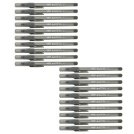 BIC ROUND STIC guľôčkové pero, ventilované, ČIERNA 1,0 mm - 20 kusov