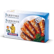Španielske sardinky v paradajkách 120g srdiečka