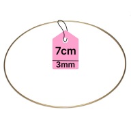 KOVOVÝ Prsteň PRE LAVAČOV SNÍKOV ZLATÝ PRSTEŇ MACRAME 7CM