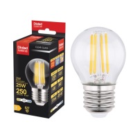 E27 LED žiarovka 2W 250lm, neutrálne retro vlákno