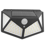 VÝKONNÁ SOLARNÁ LAMPA NA BALKÓN 100LED SNÍMAČ
